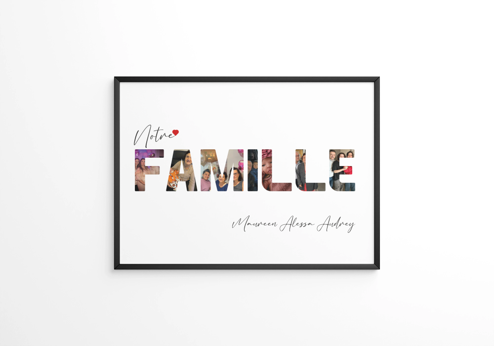 Affiche Notre famille