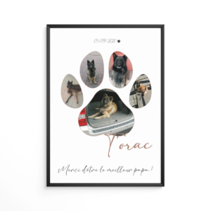 Affiche Patte de chien