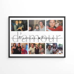 Affiche Marraine Parrain d'amour